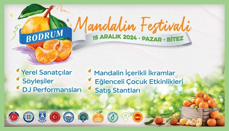 GELENEKSEL BODRUM MANDALİN FESTİVALİ BAŞLIYOR