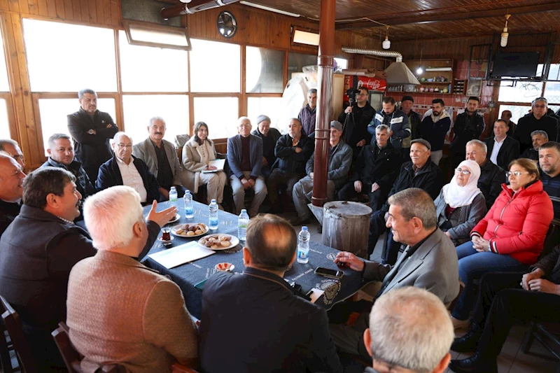 TOROSLAR BELEDİYE BAŞKANI YILDIZ, KIRSAL MAHALLELERDE YURTTAŞLARLA BULUŞTU