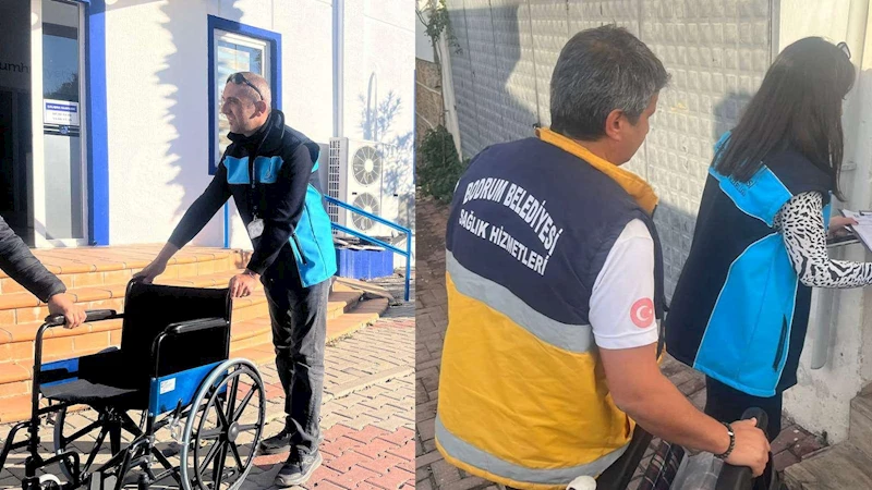 Bodrum Belediyesinden Medikal Malzeme Desteği