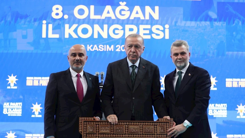 Cumhurbaşkanı Erdoğan’ın katılımıyla AK Parti 8. Olağan İl Kongresi Gerçekleştirildi