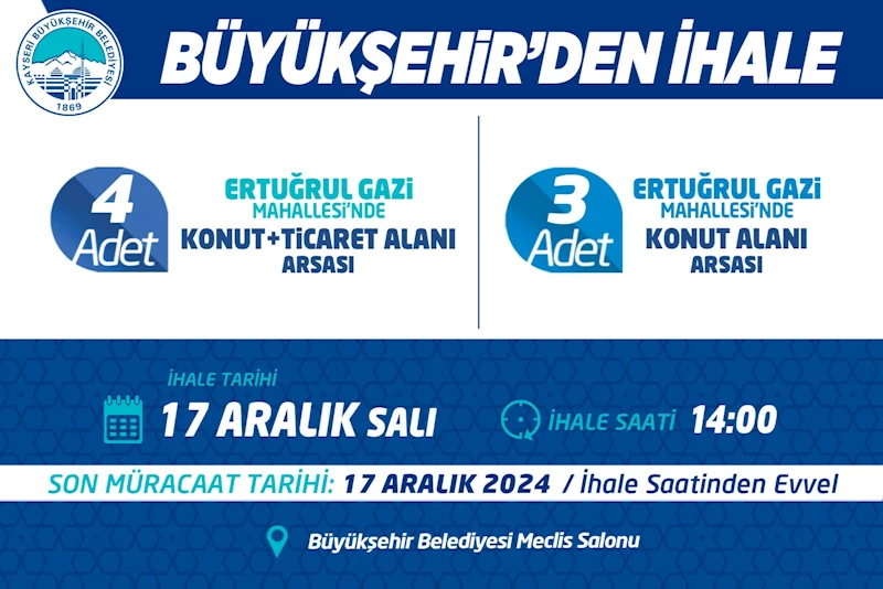 Büyükşehir’den İhaleler