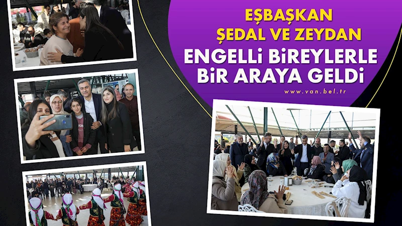 Eşbaşkan Şedal ve Zeydan engelli bireylerle bir araya geldi