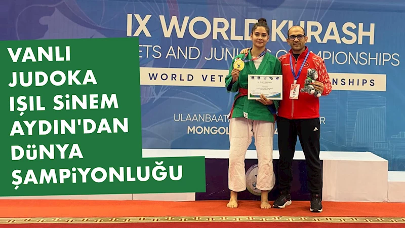 Vanlı judoka Işıl Sinem Aydın