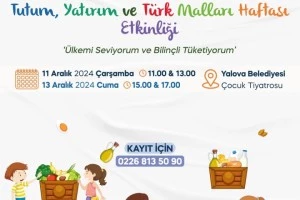 YALOVA BELEDİYESİ’NDEN ÇOCUKLAR İÇİN ÖZEL ETKİNLİK