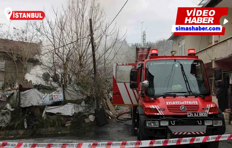 Sarıyer’de kömür sobasından yangın çıktı, evi kül olan yaşlı kadın gözyaşlarını tutamadı