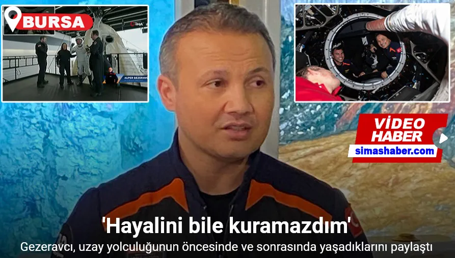 İlk Türk astronot Gezeravcı: 