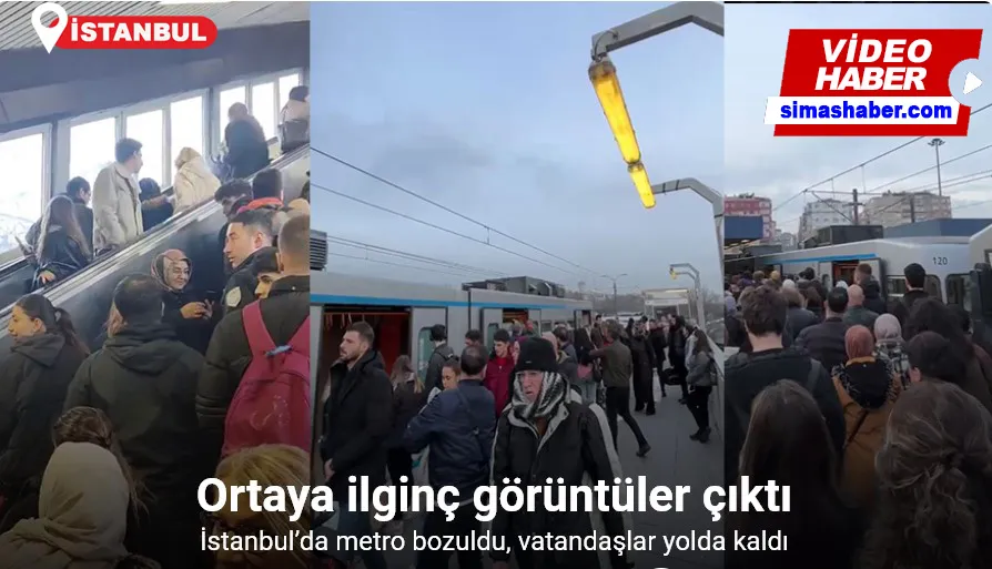 İstanbul’da metro bozuldu, vatandaşlar yolda kaldı