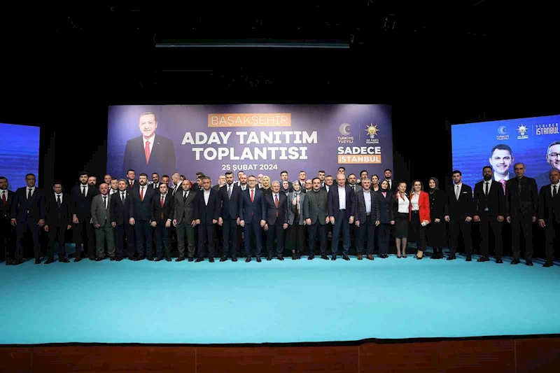 Başakşehir’de Cumhur İttifakı meclis üyesi adayları tanıtıldı
