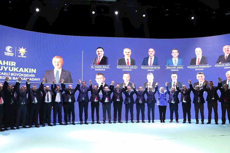 Kocaeli’nin AK Parti belediye başkan adayları tanıtıldı
