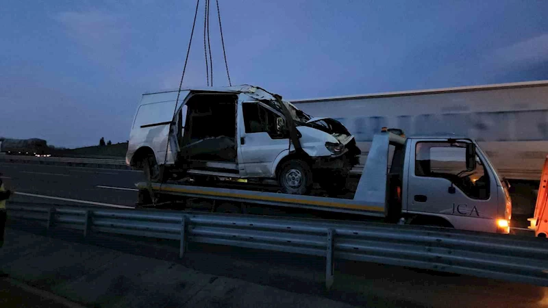 Kuzey Marmara Otoyolu’nda kaza: 1 yaralı
