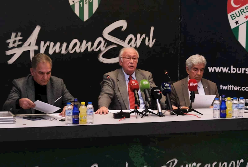 Bursaspor Başkanı Sinan Bür: “Bursaspor önce ayağa kalkacak, sonra koşacak”
