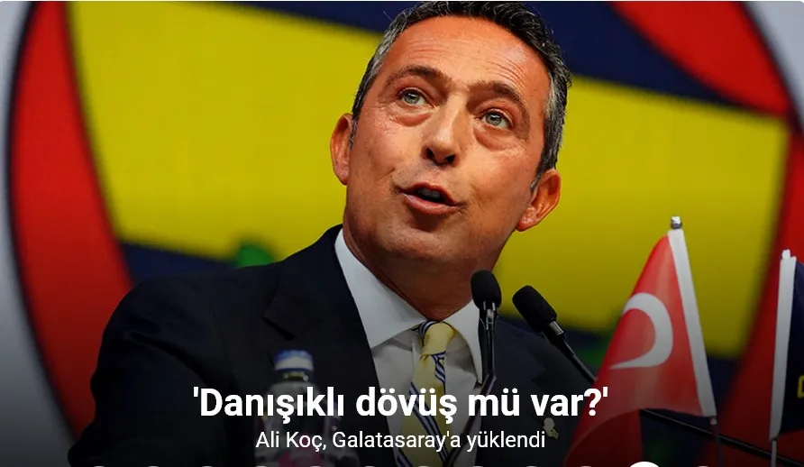 Ali Koç: “Galatasaray Türk futbolu için büyük bir beka sorunudur”