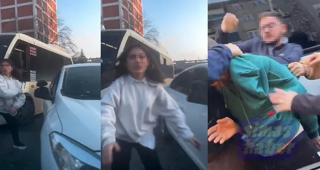 İstanbul’da trafikte yumruklu yol verme kavgaları kamerada: Kadınla tartışınca dayak yedi