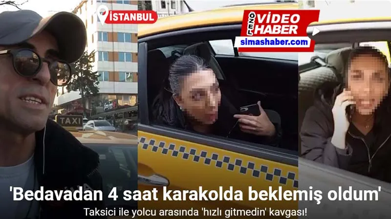 Beyoğlu’nda taksici ile yolcu arasında “hızlı gitmedin kavgası” kamerada: “Beni dövüyor” diyerek bağırdı