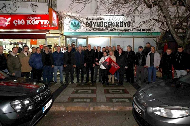 Başkan Bakkalcıoğlu Göynücekliler Derneği’ni ziyaret etti
