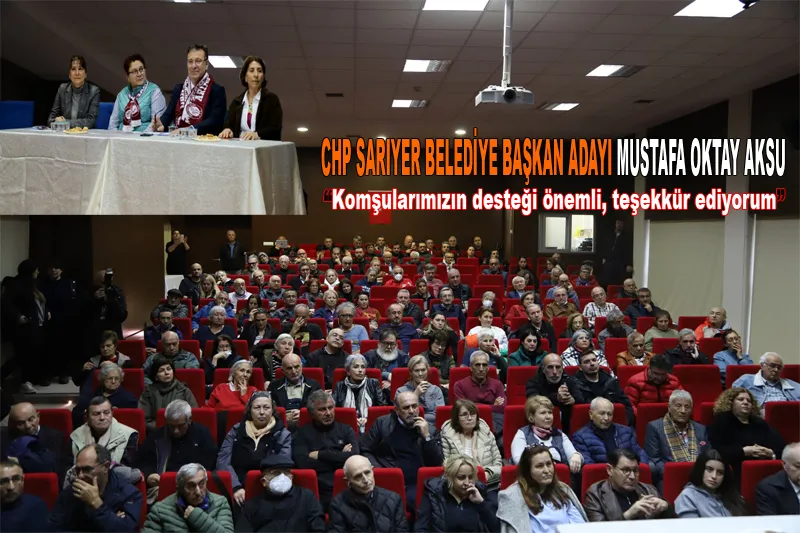 Mustafa Oktay Aksu’ya komşularından büyük destek 
