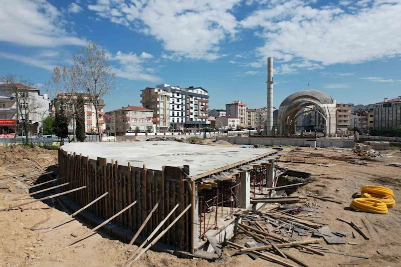 İlçenin yeni cazibe merkezi haline gelecek projede çalışmalar sürüyor
