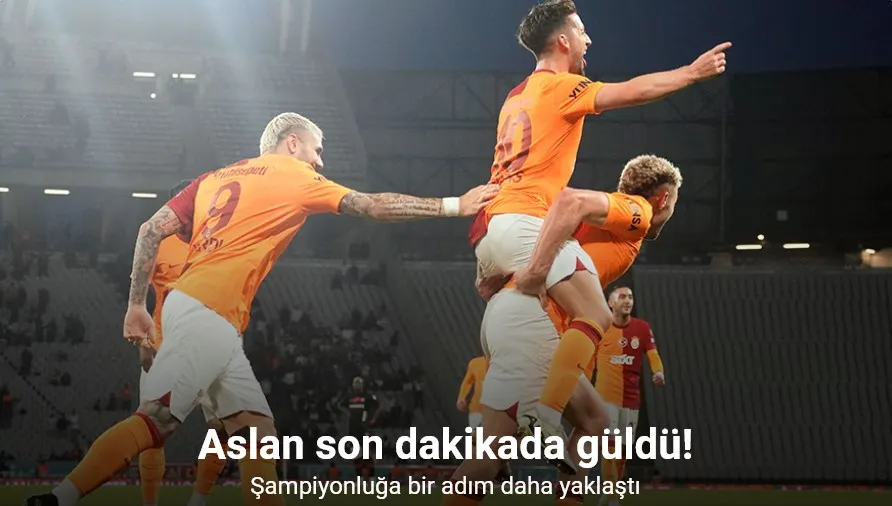 Trendyol Süper Lig: Fatih Karagümrük: 2 - Galatasaray: 3 (Maç sonucu)