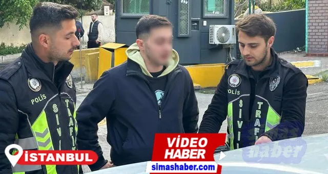 Kadıköy’de motosikleti yayaların üzerine sürerek dalga geçen sürücü yakalandı