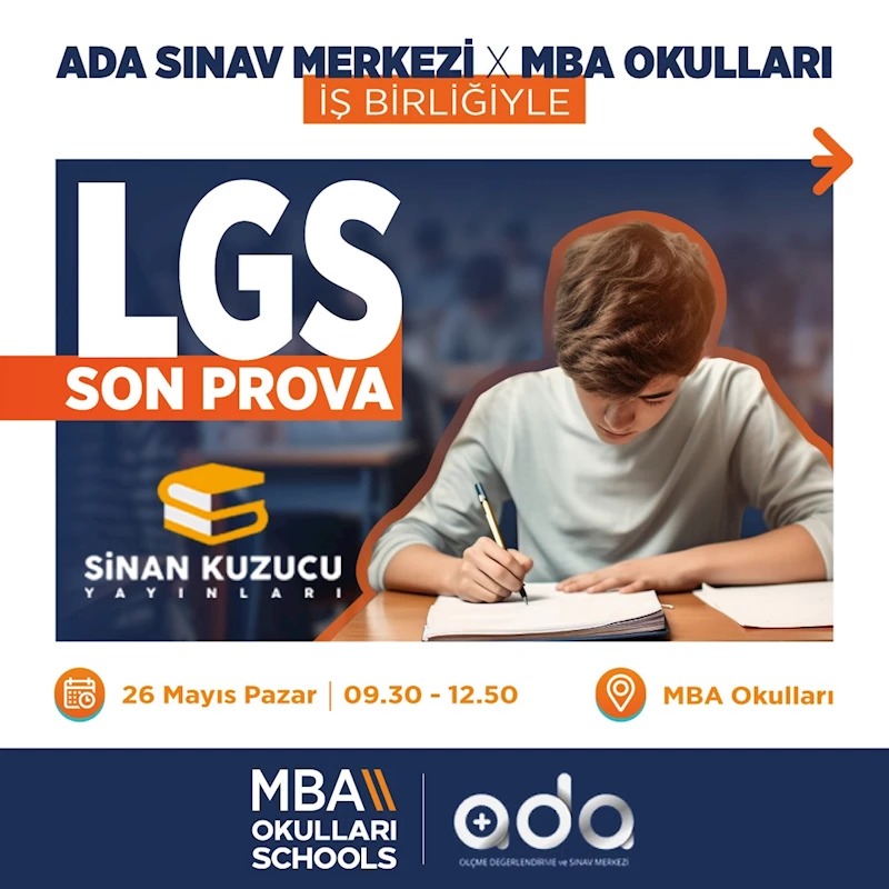 ‘LGS Son Prova Sınavı’ yapılacak
