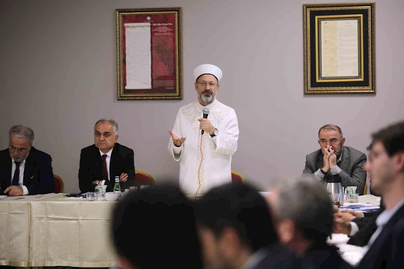 Diyanet İşleri Başkanı Erbaş: 