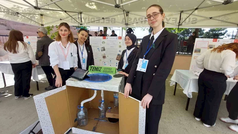 Liselilerden evsel atıkları ayrıştıran lavabo tasarımı
