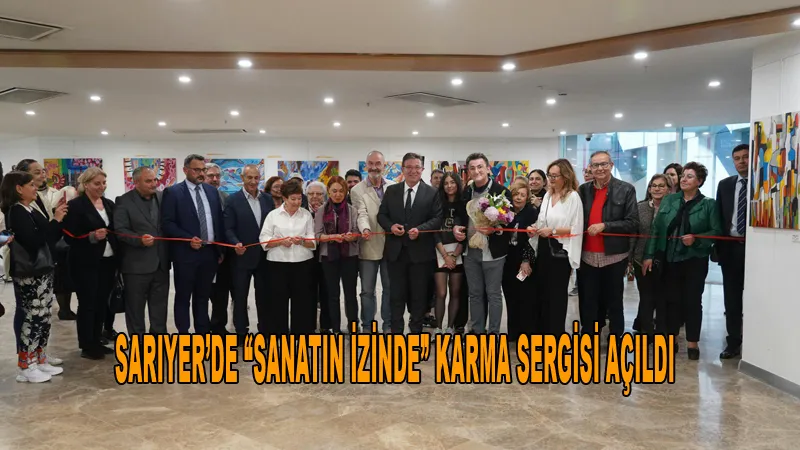 Sanatın izinde karma resim sergisi açıldı