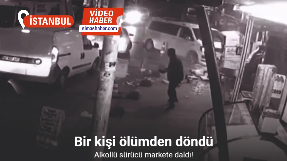 Sultangazi’de alkollü sürücü markete daldı, bir kişi ölümden döndü: O anlar kamerada