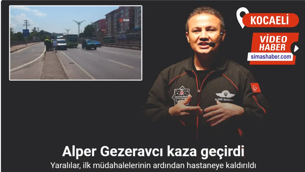 Alper Gezeravcı kazada yaralandı