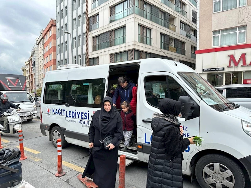 Kağıthane’de kabir ziyareti yapmak isteyen vatandaşlara ulaşım desteği
