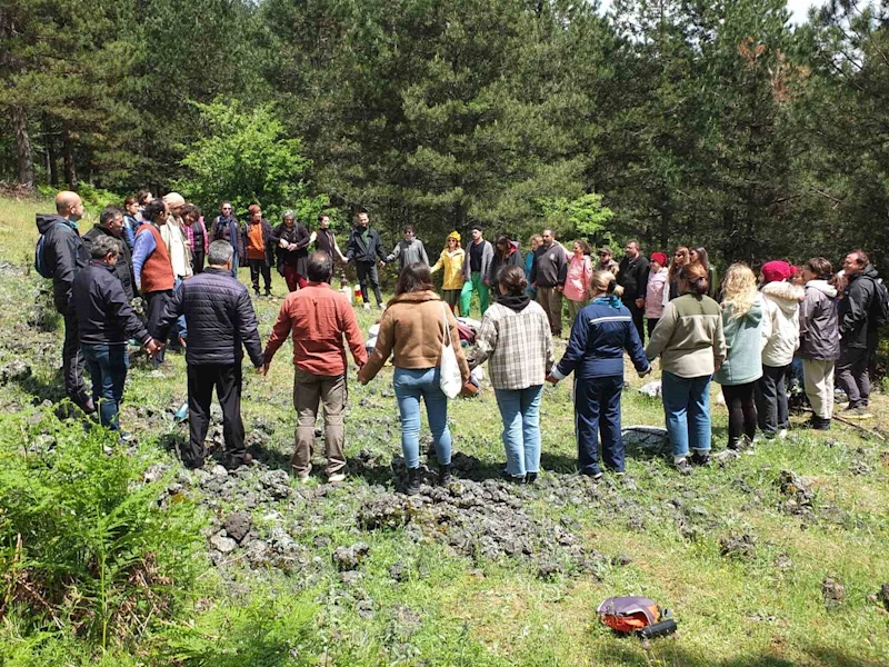 Kazdağları’nda Bitki Hakları Manifestosu okudular
