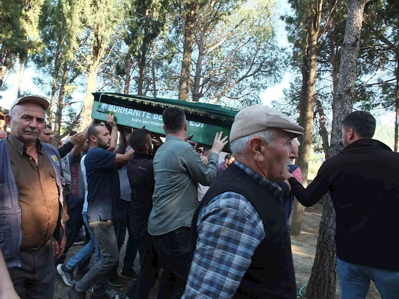 Burhaniyeli güvenlik görevlisi gözyaşları arasında toprağa verildi
