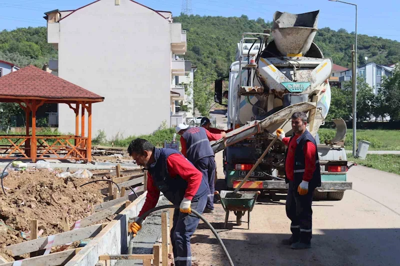 Alikahya’daki park ve oyun alanında sona doğru
