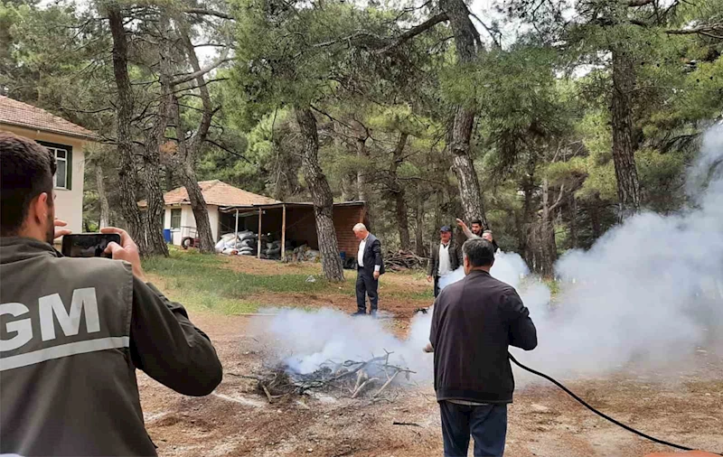 Balıkesir’de imamlara yangın söndürme eğitimi
