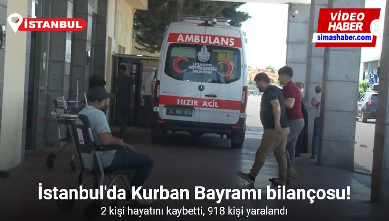 Kurban Bayramı’nın ilk gününde 2 kişi hayatını kaybetti, 918 kişi yaralandı