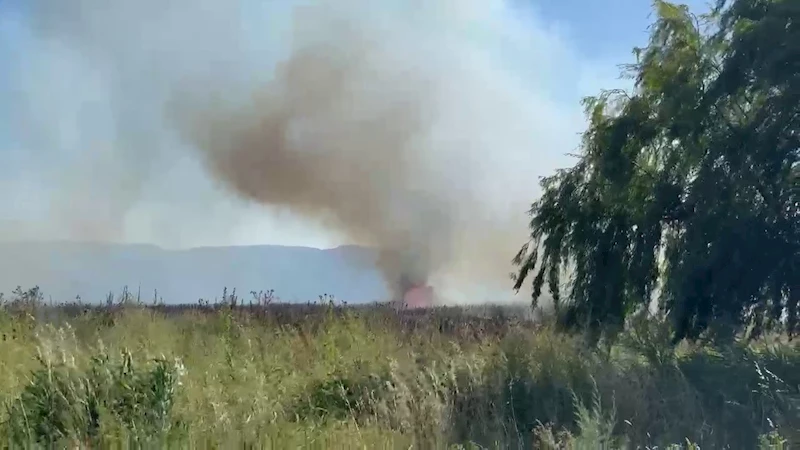 Bursa’da farklı noktalardan anız yangınları
