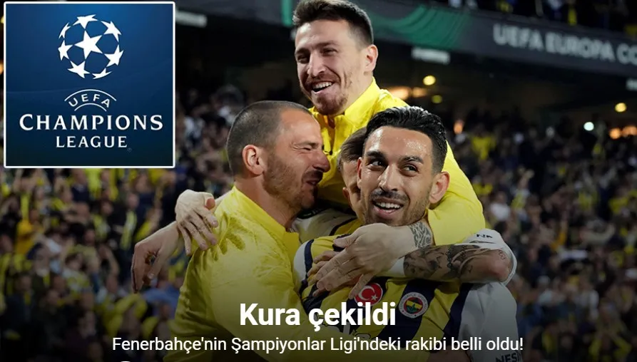 Fenerbahçe’nin UEFA Şampiyonlar Ligi 2. Eleme Turu’nda rakibi Lugano oldu