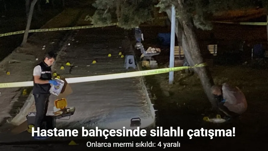 Bakırköy’de hastanenin bahçesinde silahlı çatışma: 4 yaralı