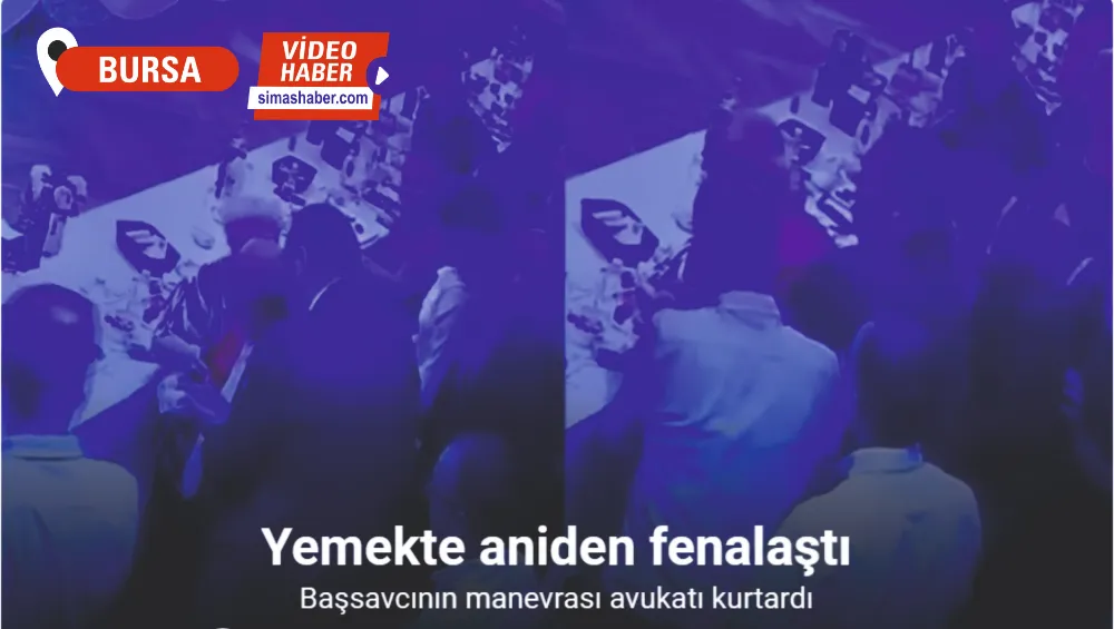 Başsavcı, avukatı heimlich manevrası ile kurtardı