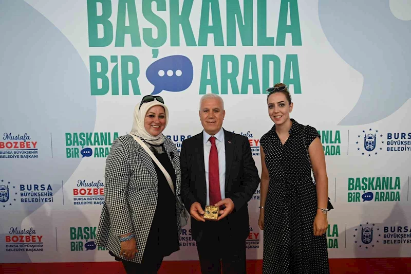 Bursalılar, Başkan Bozbey ile buluştu
