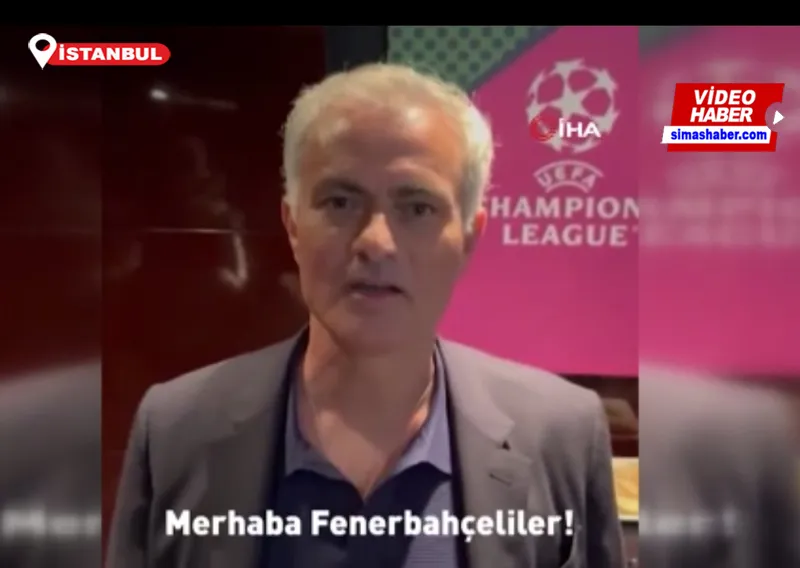 Fenerbahçe, Mourinho’nun İstanbul’a gelişini videoyla duyurdu