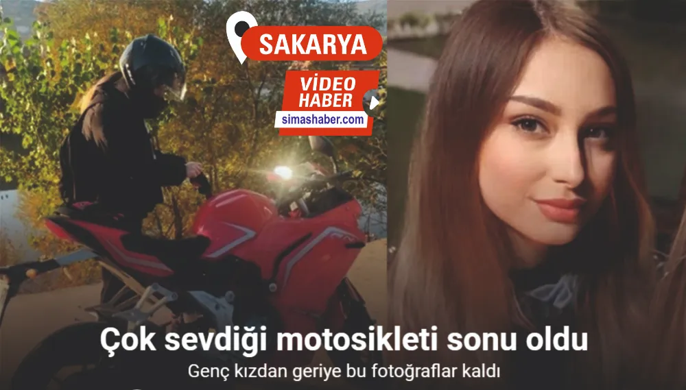 Çok sevdiği motosikleti sonu oldu: Genç kızdan geriye bu fotoğraflar kaldı