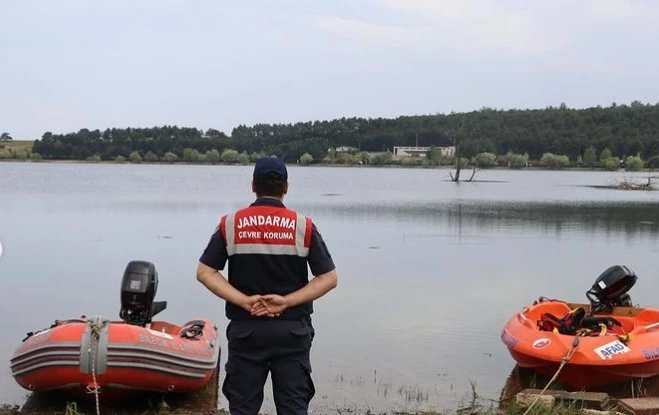 Jandarma ekipleri Gölpark’ta 24 saat görevde
