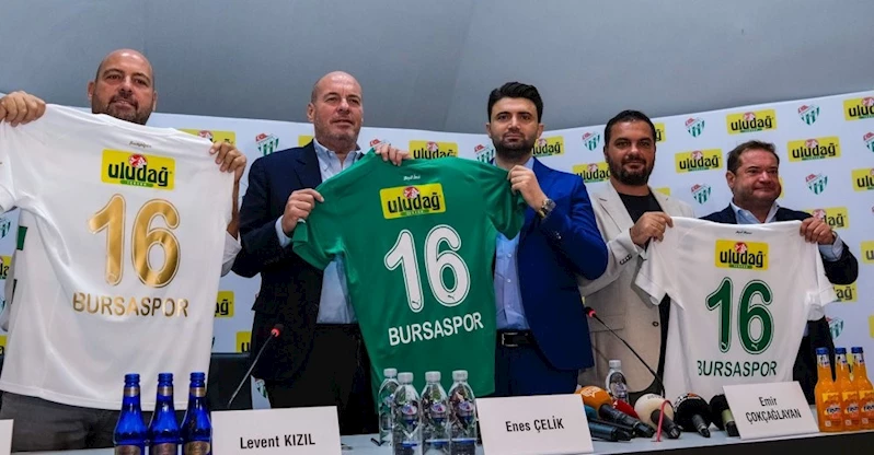 Bursaspor’un sırt sponsoru Uludağ İçecek oldu
