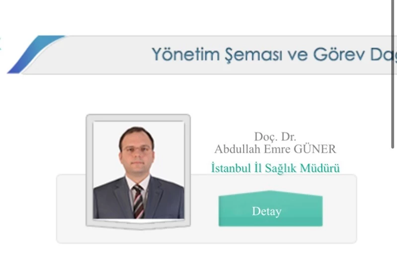 İstanbul İl Sağlık Müdürü Doç. Dr. Abdullah Emre Güner oldu
