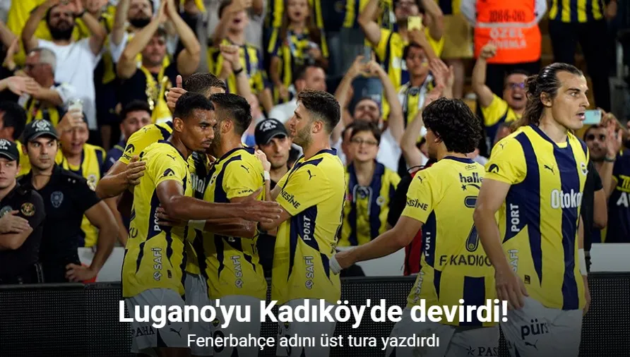 UEFA Şampiyonlar Ligi 2. Eleme Turu: Fenerbahçe: 2 - FC Lugano: 1 (Maç sonucu)