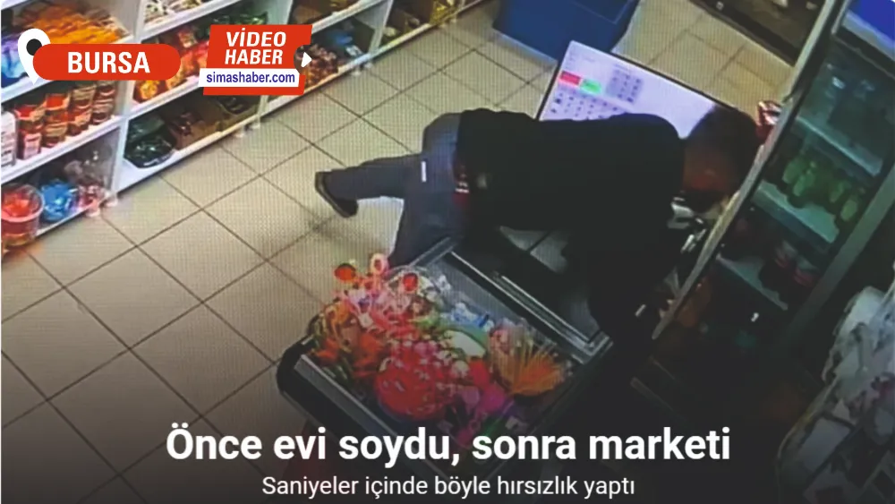 (Özel) Önce evi soydu, sonra marketi...Önce kamera sonra polise yakalandı