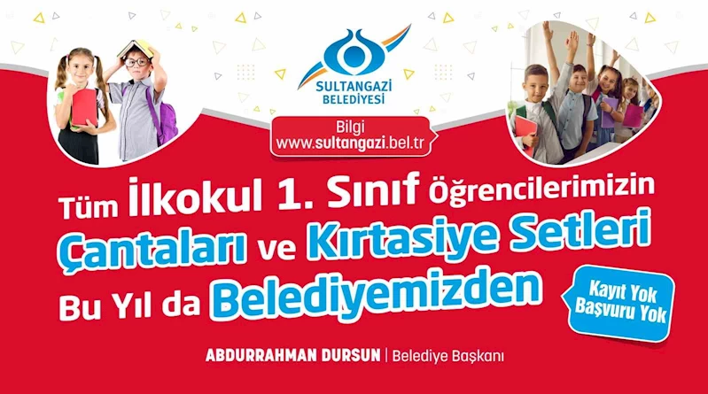 Sultangazi Belediyesi’nden eğitime destek: Binlerce öğrenciye çanta ve kırtasiye seti dağıtılacak