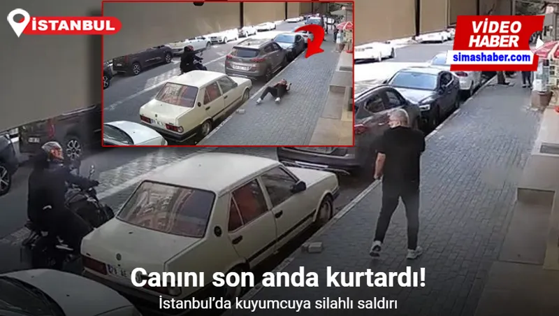 İstanbul’da kuyumcuya silahlı saldırı: Canını son anda kurtardı