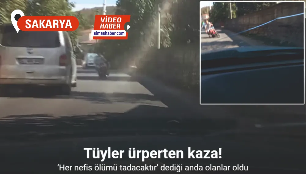 Tüyler ürperten kaza: ‘Her nefis ölümü tadacaktır’ dediği anda kazaya karıştı